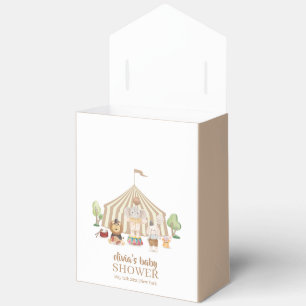 Neutral Boho Magical Safari Circus Baby Shower  Favor Box