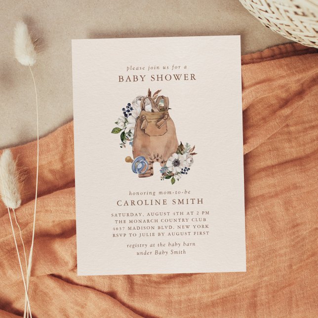 Neutral Boho Nursery Baby Shower Invitation (Creator Uploaded)