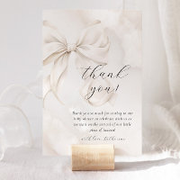 Neutral Bow Cloud Nine Baby Shower