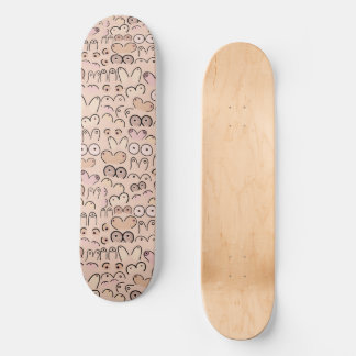 Neutral breast fun design skateboard
