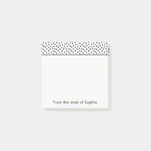 Neutral Brush Strokes Washi Tape Minimalist Black Post-it Notes