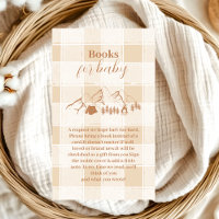 Neutral Camping Baby Shower Books for Baby