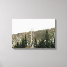 Neutral Canvas Wall Art - Winter Landscape