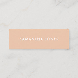 Neutral Classic Personalised Mini Business Card