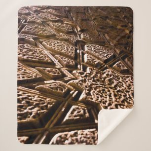 Neutral Clay Stars   Sherpa Blanket