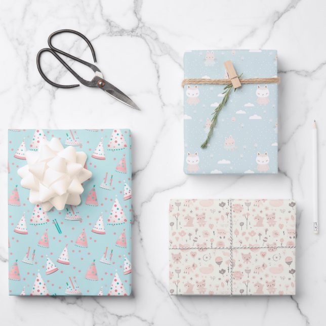 Neutral Colours And Theme  Wrapping Paper Sheet (Front)