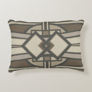 Neutral Deco Panel I Accent Pillow
