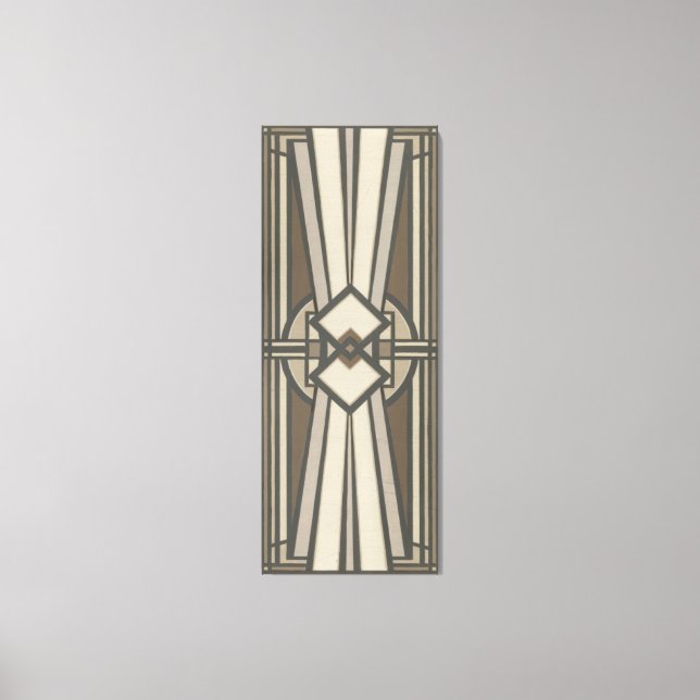 Neutral Deco Panel I Canvas Print (Front)