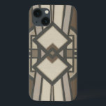 Neutral Deco Panel I iPhone 13 Case<br><div class="desc">Patterns</div>