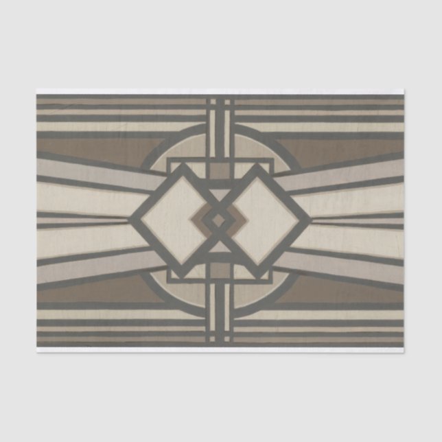 Neutral Deco Panel I Tissue Paper (Front)