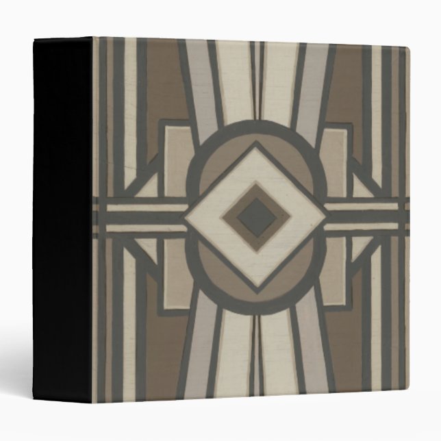 Neutral Deco Panel II Binder (Front/Spine)
