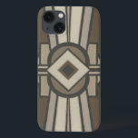 Neutral Deco Panel II iPhone 13 Case<br><div class="desc">Patterns</div>