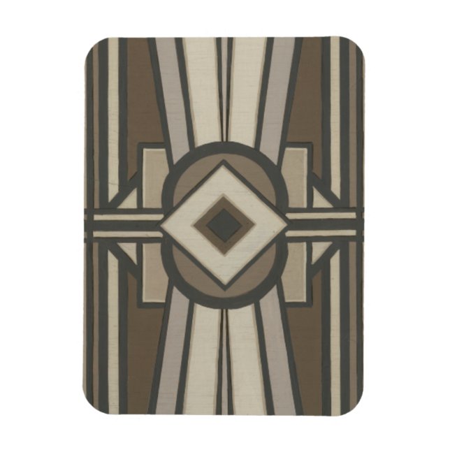 Neutral Deco Panel II Magnet (Vertical)