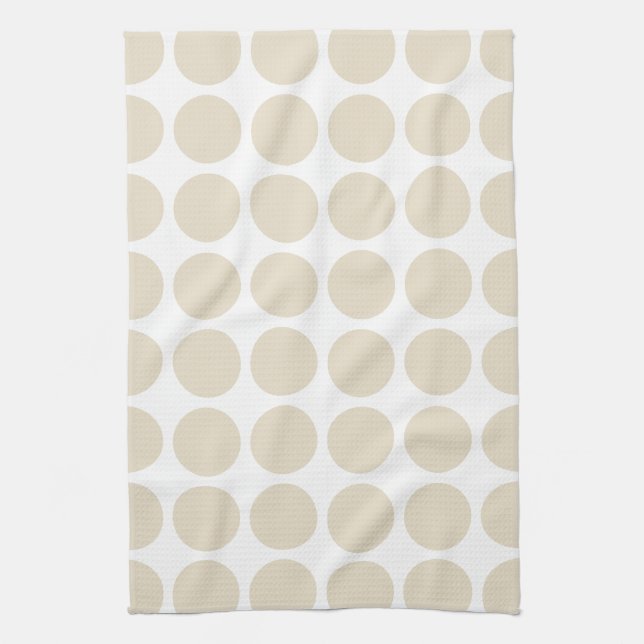 Neutral Dots Kitchen Towel (Vertical)