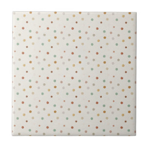 Neutral Dotty Fun Tile