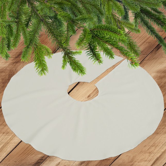 Neutral Elegant Ivory White - Polyester Tree Skirt (Creator Uploaded)