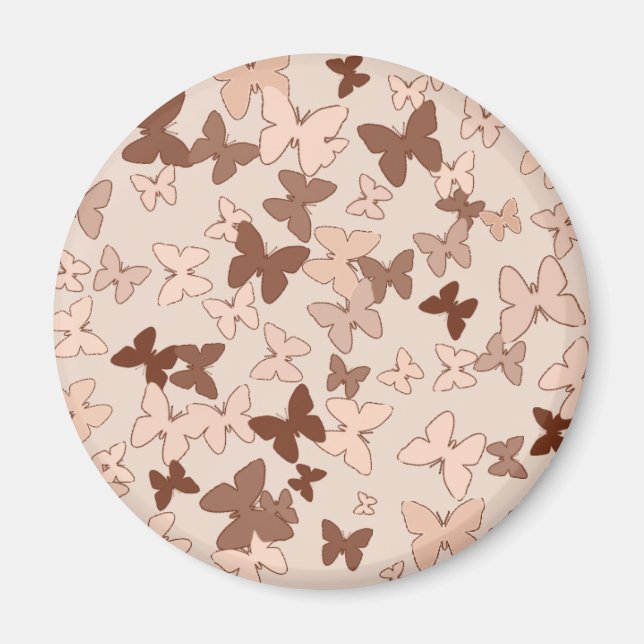 Neutral Feminine Butterfly Magnet (Front)