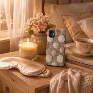Neutral Floral | Beige Hydrangea Cottagecore iPhone 11 Case