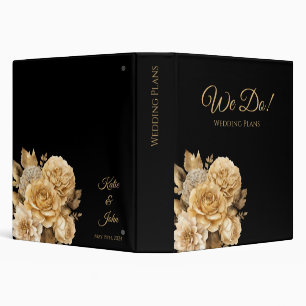 Neutral Flower Bouquet-Wedding Plans Binder
