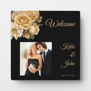 Neutral Flower Bouquet-Wedding- Plaque
