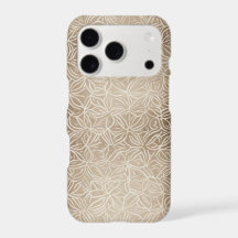 Neutral Geometric Batik Tile Pattern