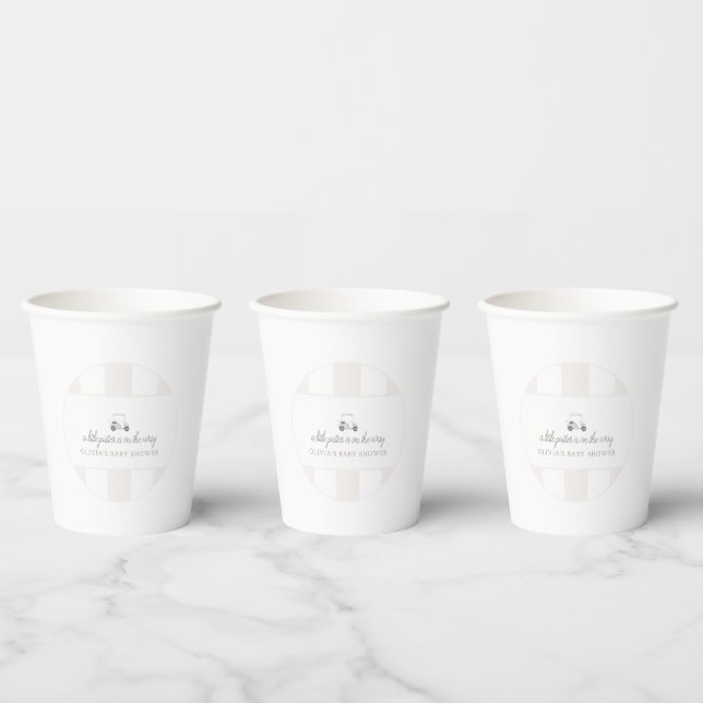 Neutral GOLF CART paper cup (Multi)