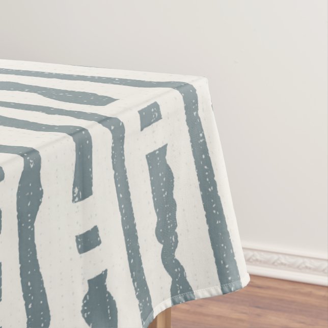 Neutral harmony simple stripes summertime collecti tablecloth (In Situ)