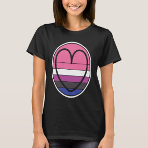 Neutral Heart Non Binary Genderless  Pride Gender  T-Shirt