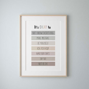 Neutral it is ok to poster