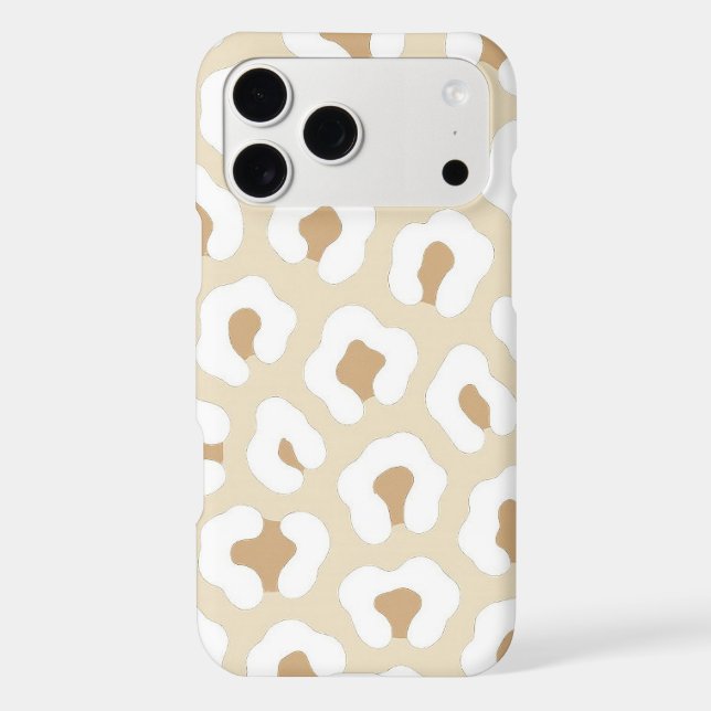 Neutral Leopard Print Pattern  (Back)