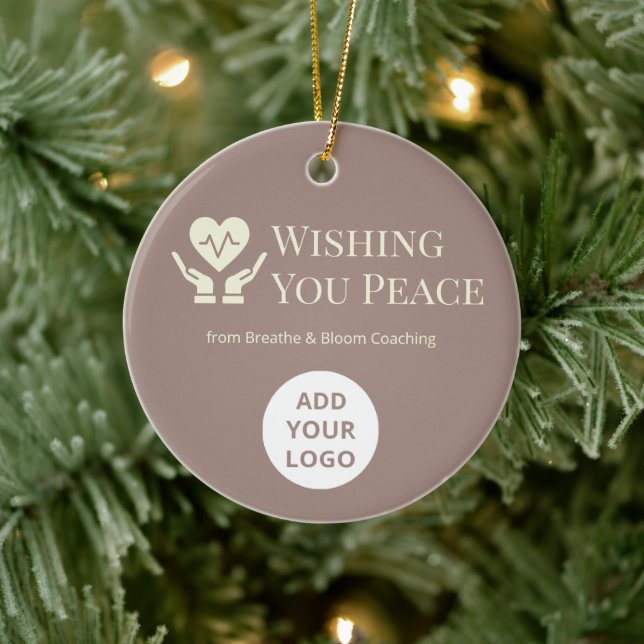Neutral Logo Ornament for Life Coaches (Tree)
