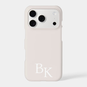 Neutral Minimal Personalized Initial Monogram