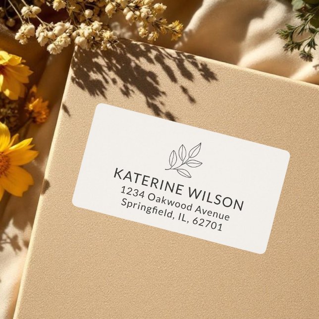 Neutral Minimalist Small Business Shipping (Creator Uploaded)