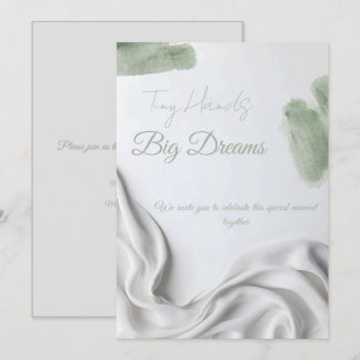 Neutral Modern Baby Shower Invitation