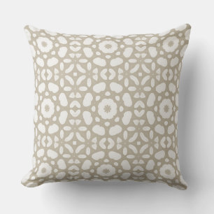 Neutral Modern Throw Pillow
