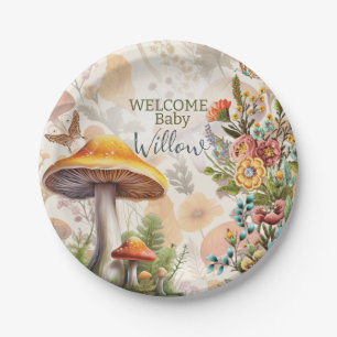 Neutral Nature Theme Shower Plates