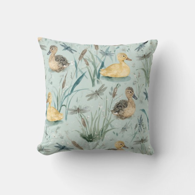 Neutral Nursery Decor | Custom Bedroom Accessory | Throw Pillow (Front)