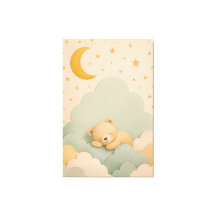 Neutral Nursery Wall Art | Teddy Bear Print
