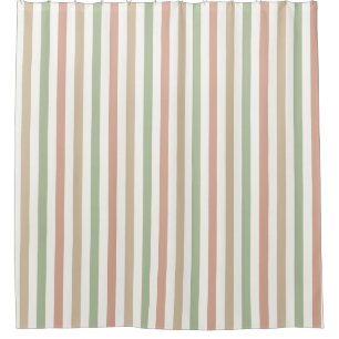 Neutral Oat, Sage and Clay Wide Stripe
