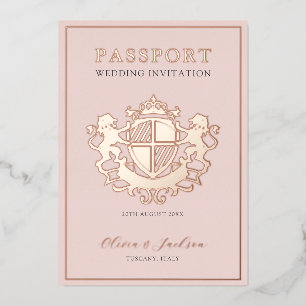 Neutral Pink & Rose Gold Chic Destination Wedding 