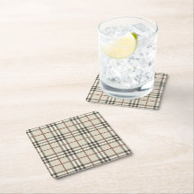 Neutral Plaid Cozy Classic Pattern