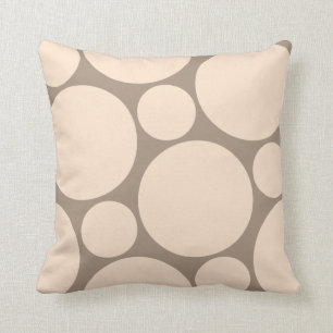 Neutral Polka Dot Pillow