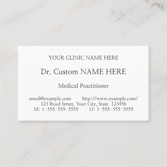 Neutral, Professional Business Card (Front)