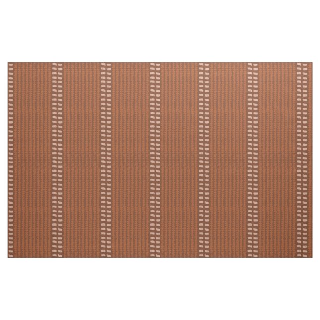 Neutral rustic terracotta moroccan ikat carpet  fabric (Fat Quarter)