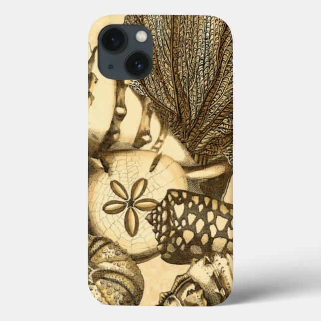 Neutral Shells and Coral Collection Case-Mate iPhone Case (Back)