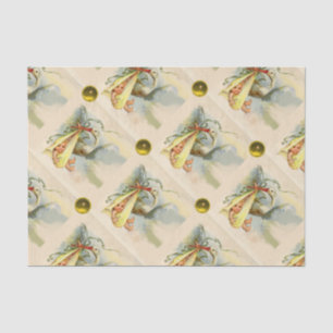 NEUTRAL STORK BABY SHOWER YELLOW GEMSTONES TISSUE PAPER