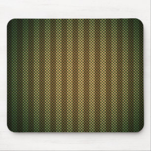 Neutral striped carbon fibre patterned mouse pad