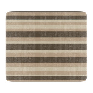 Neutral striped  cutting board