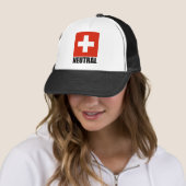 NEUTRAL (Swiss Flag) Cap (In Situ)