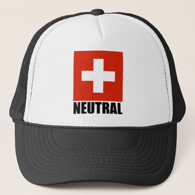 NEUTRAL (Swiss Flag) Cap (Front)